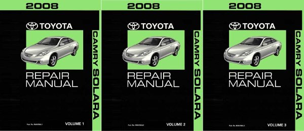 2008 Toyota Camry Solara Factory Shop Service Manual