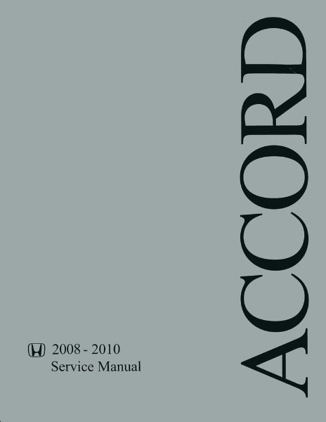 2008–2010 Honda Accord Factory Shop Service Manual