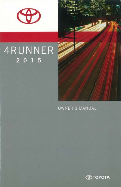 2015 Toyota 4Runner Owner's Manual