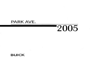 2005 Buick Park Avenue Owner's Manual