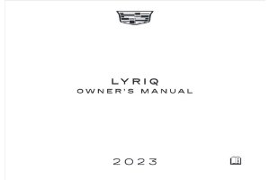 2023 Cadillac LYRIQ Owner's Manual