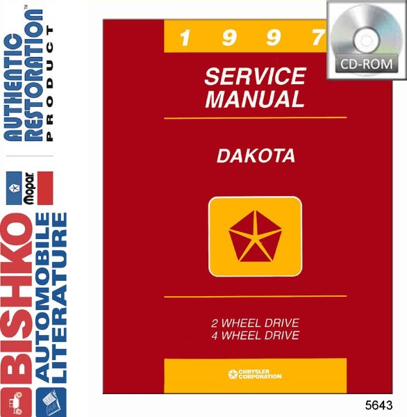 1997 Dodge Truck Dakota Factory Shop Service Manual