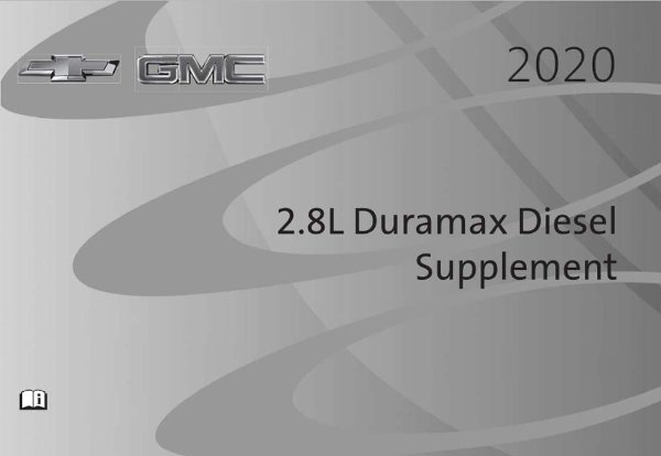 2020 Chevrolet DIESEL SUPPLEMENT Owner's Manual