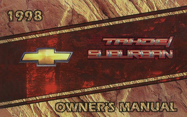 1998 Chevrolet Tahoe, Suburban Owner's Manual