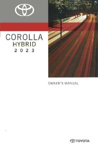 2023 Toyota COROLLA HYBRID Owner's Manual