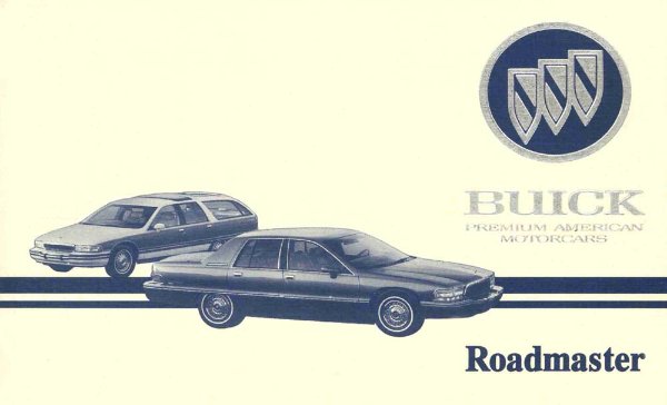 1993 Buick Roadmaster Owner's Manual