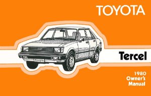 1980 Toyota Tercel Owner's Manual