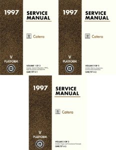 1997 Cadillac Catera Factory Shop Service Manual