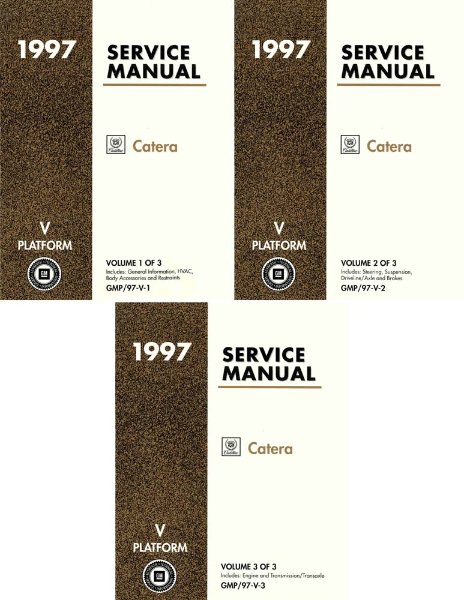 1997 Cadillac Catera Factory Shop Service Manual