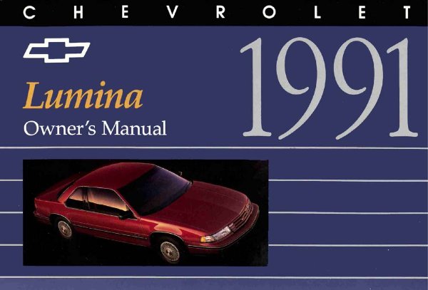 1991 Chevrolet Lumina Owner's Manual
