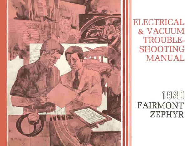 1980 Ford Fairmont, Zephyr Wiring Diagrams Manual