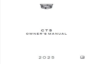 2025 Cadillac CT5 Owner's Manual