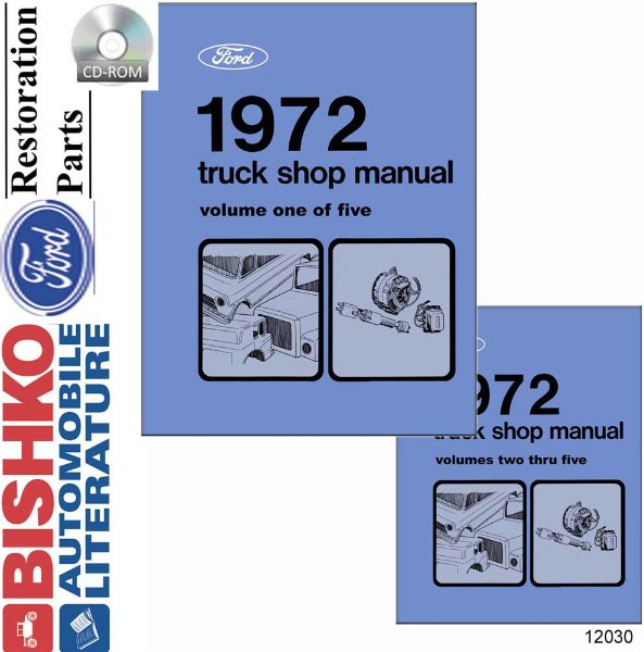 1972 Ford Truck Shop Service Repair Manual PDF