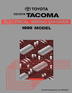 1998 Toyota Tacoma Wiring Diagrams Manual
