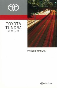 2010 Toyota Tundra Owner's Manual