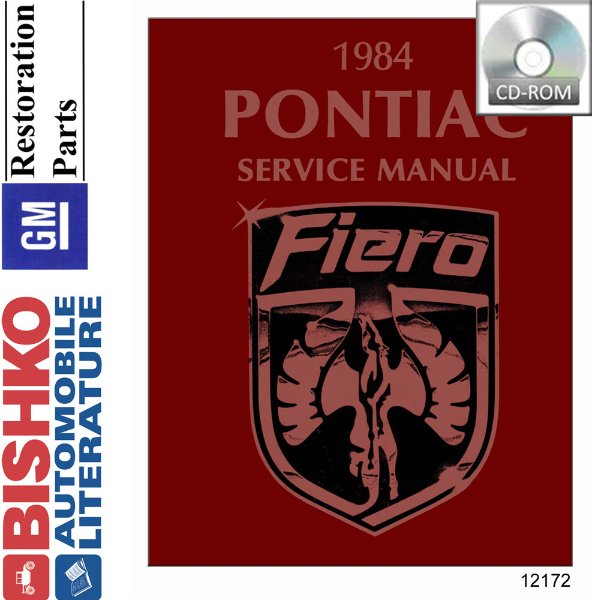1984 Pontiac Fiero Factory Shop Service Manual