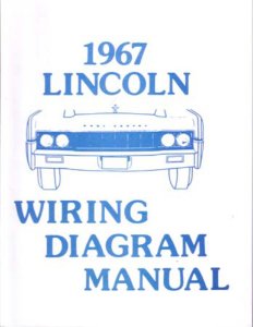 1967 Lincoln Continental Wiring Diagrams Manual
