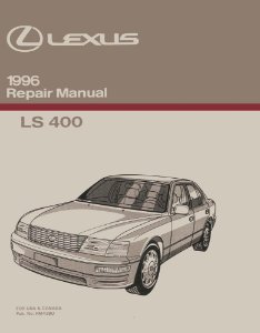 1996 Lexus LS 400 Factory Shop Service Manual