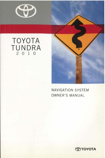 2010 Toyota Tundra Owner's Manual