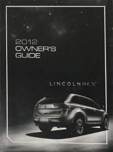 2012 Lincoln MKX Owner's Manual