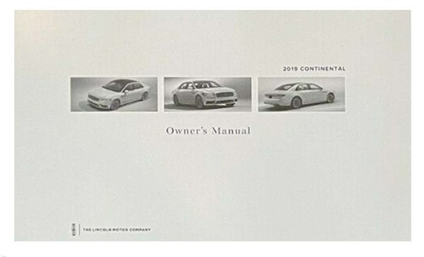 2019 Lincoln MKZ Hybrid Owner's Manual