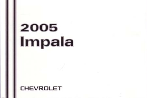 2005 Chevrolet Impala Owner's Manual