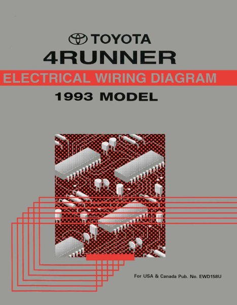 1993 Toyota 4Runner Wiring Diagrams Manual