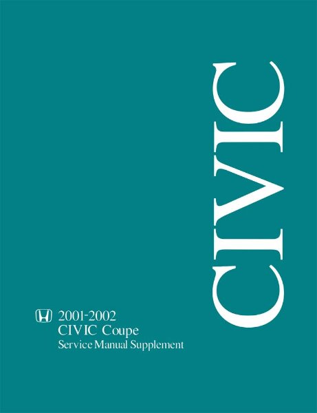 2001–2002 Honda Civic Coupe Factory Shop Service Manual
