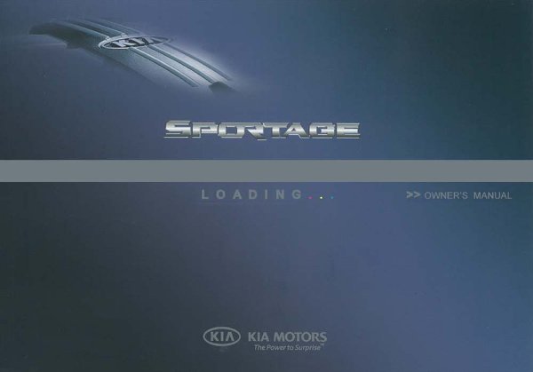 2008 Kia Sportage Owner's Manual