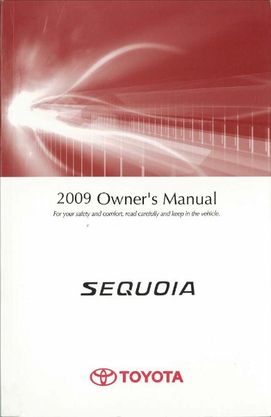 2009 Toyota SEQUOIA Owner's Manual