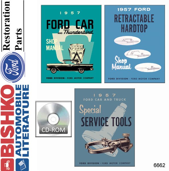 1957 Ford Car Shop Service Repair Manual PDF