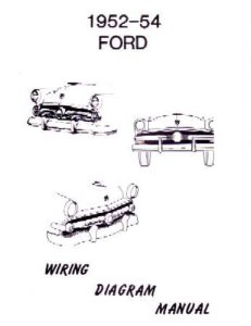 1952–1954 Ford All Models Wiring Diagrams Manual