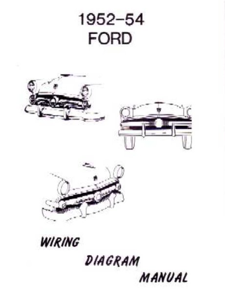 1952–1954 Ford All Models Wiring Diagrams Manual