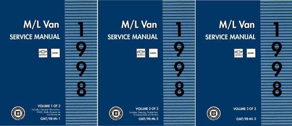 1998 Chevrolet Truck Astro, Safari Factory Shop Service Manual