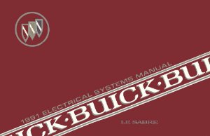 1991 Buick Le Sabre Wiring Diagrams Manual