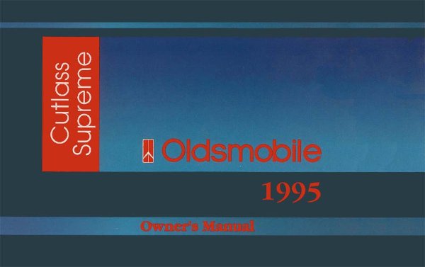 1995 Oldsmobile Cutlass Supreme Owner's Manual