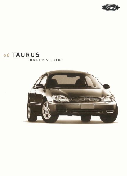 2006 Ford Taurus Owner's Manual