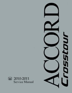 2010–2011 Honda Accord Crosstour Factory Shop Service Manual