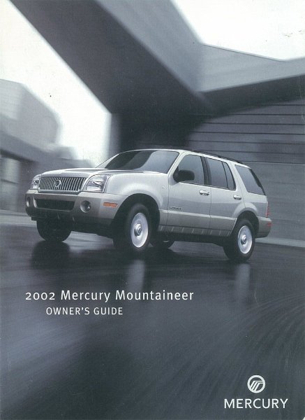 2002 Mercury Mountaineer Owner's Manual