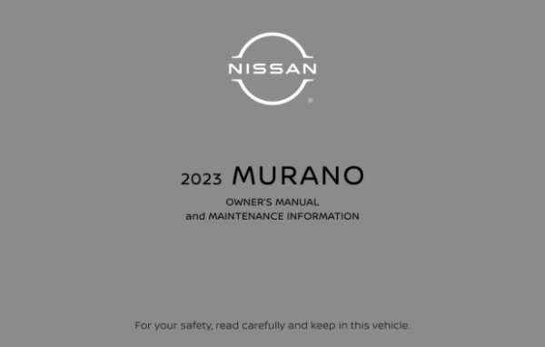 2023 Nissan Murano Owner's Manual
