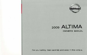 2009 Nissan Altima Owner's Manual