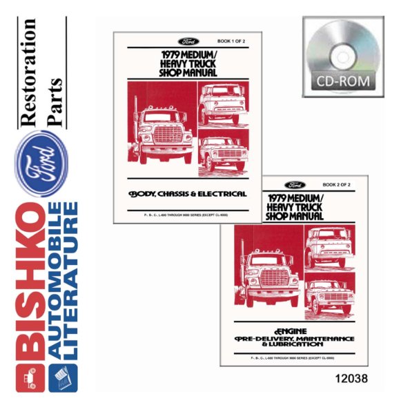 1979 Ford Med Duty Heavy Duty Shop Service Repair Manual PDF Engine