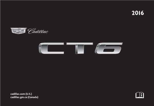 2016 Cadillac CT6 Owner's Manual