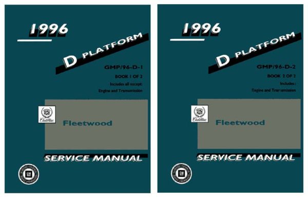 1996 Cadillac Fleetwood Factory Shop Service Manual