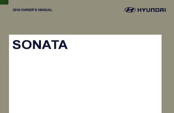2018 Hyundai Sonata Owner's Manual