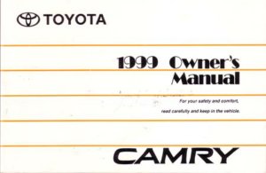 1999 Toyota Camry Owner's Manual