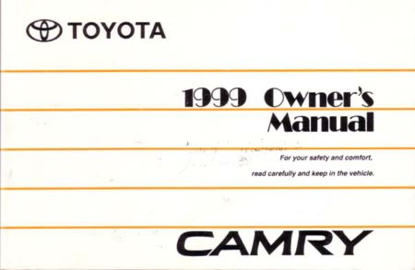 1999 Toyota Camry Owner's Manual