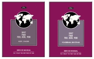 1997 Ford Truck F&B 700-900, Medium Duty Factory Shop Service Manual