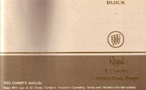 1980 Buick Regal, Century, Estate Wagon Owner's Manual
