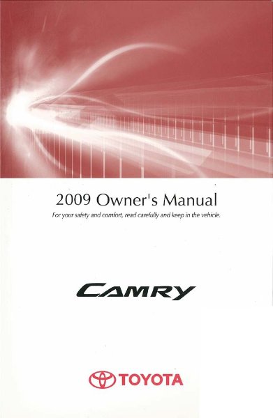 2009 Toyota Camry Owner's Manual
